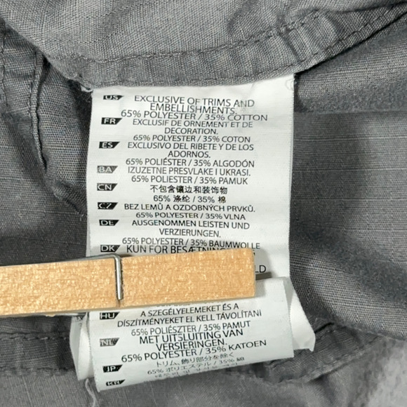 511 Tactical Shirt Adult 2XL XXL Gray Ripstop Utility Outdoor Durable Pockets - Picture 7 of 10